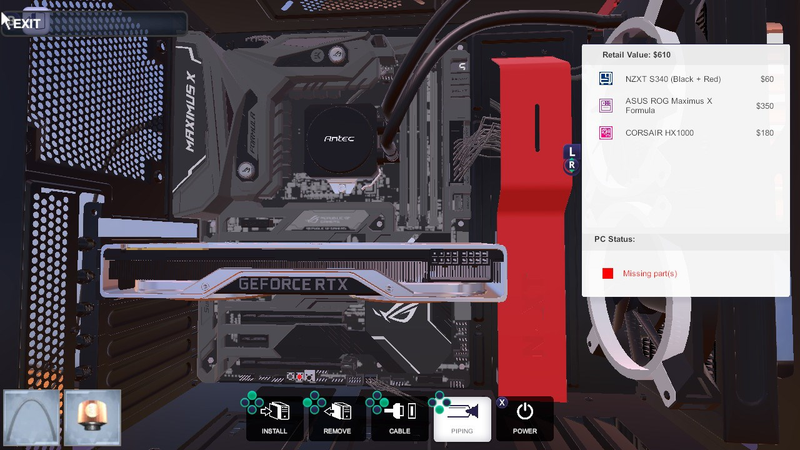 Illustration for article titled Playing PC Building Simulator On My Switch Feels Weird